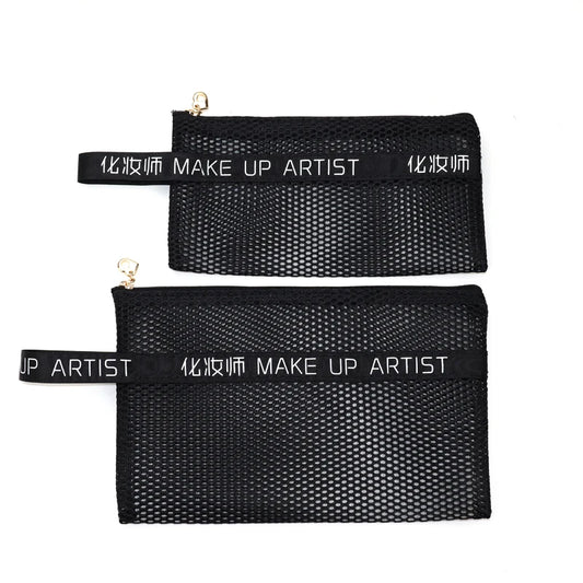 OVW Portable Makeup Brush Bag Holder for Cosmetic Tools Make up Collector Nylon with Zip