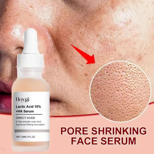 Lactic Acid Large Pores Removal Serum Pore Shrinking Minimizing Essence Moisturizing Firming Smooth Repair Korean Skin Care