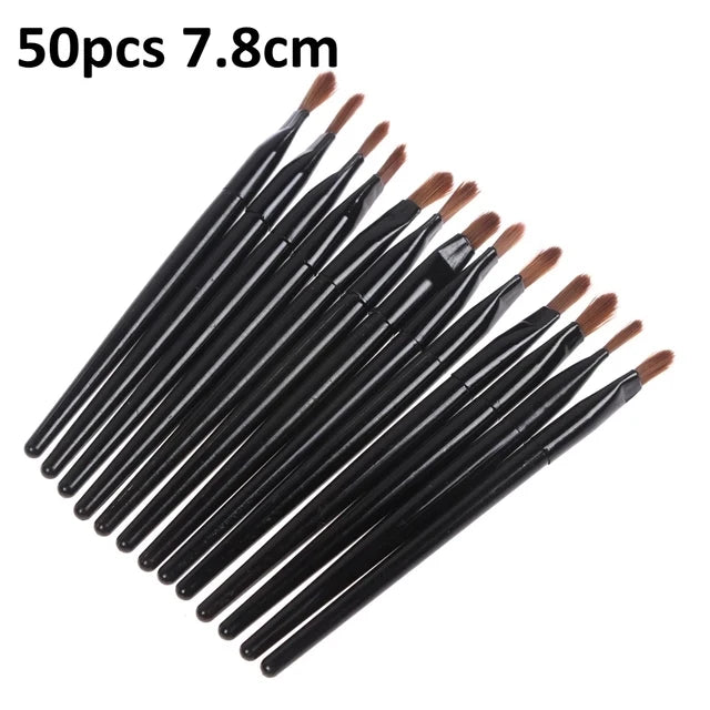 50pcs/Set Disposable Lip Brush Gloss Wands Applicator Makeup Cosmetic Beauty Tool Lip Liner Brush Lip Makeup Tools