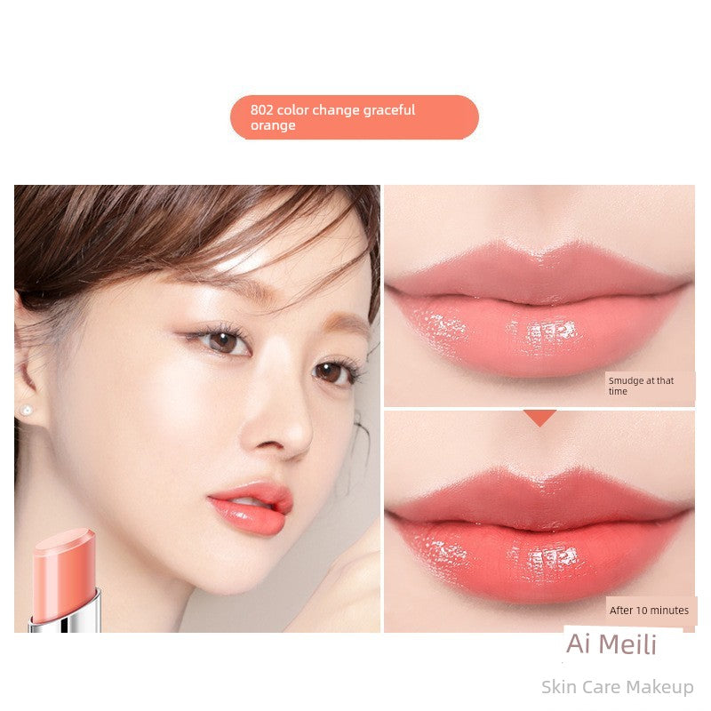 Moisturizing Color-Changing Lipstick – Waterproof & Nourishing