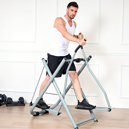 SogesPower Air Walk Trainer Elliptical Machine Glider, Elliptical Exercise Machine With Monitor For Home Gym, Low-Impact Design Elliptical Machine For Full Body Fitness Workout, 330LBS Weight Capacity