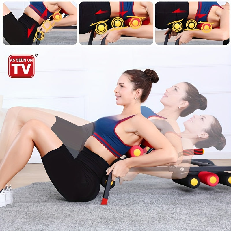 1pc Full-Body Fitness Workout Machine: Abdominal Trainer, Back Stretcher, Squat Trainer, Sit-up Exercise Trainer, Push-up Board for Core Strength and Muscle Building