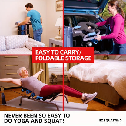 1pc Full-Body Fitness Workout Machine: Abdominal Trainer, Back Stretcher, Squat Trainer, Sit-up Exercise Trainer, Push-up Board for Core Strength and Muscle Building