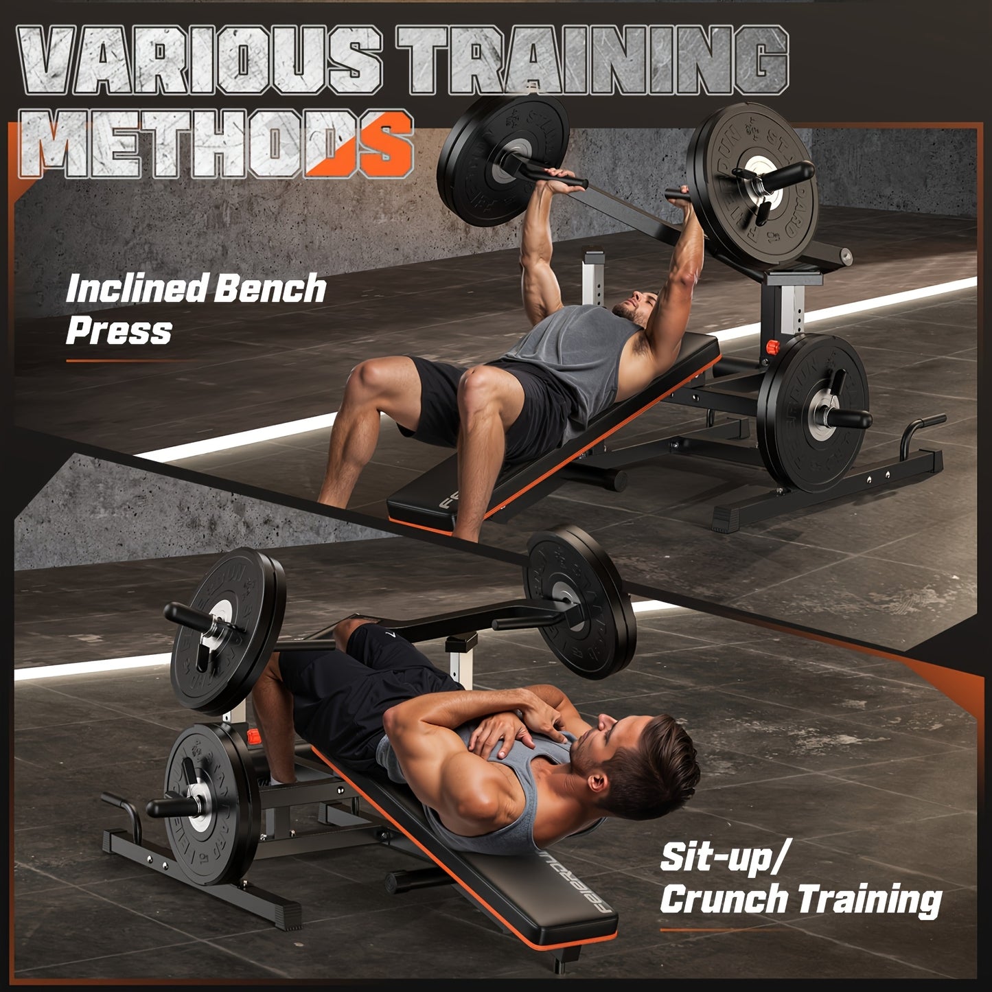 Ultimate 4-in-1 Compact Home Gym - Adjustable Bench & Converging Arms for Efficient AB Workouts, Shoulder Training, and Total Body Fitness - 1250lbs Capacity, Perfect Gift for Fitness Enthusiasts