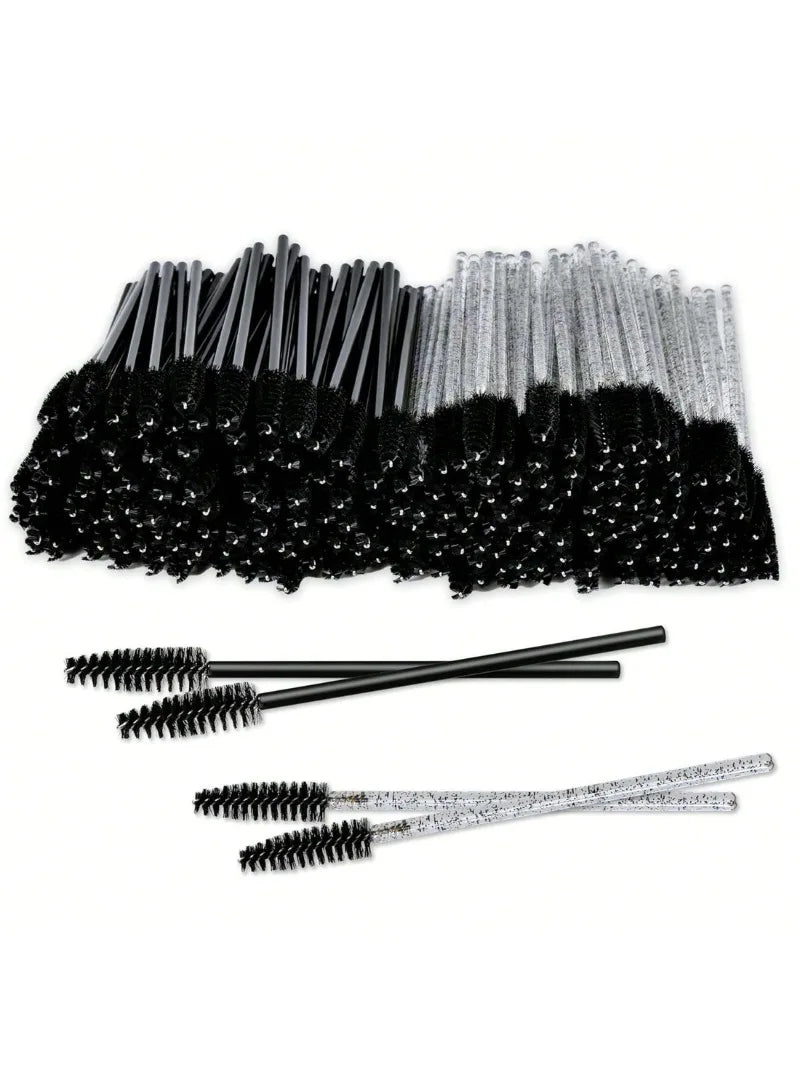 100pcs  make up kit Mascara Wands Lip Brushes Disposable Eyelash Mascara Eyebrow Brushes Applicator Makeup Cosmetic Brush