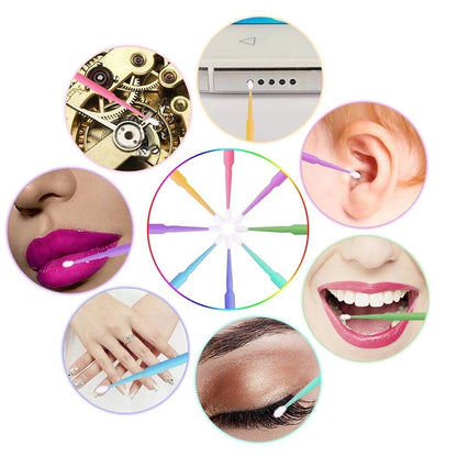 100pcs Micro make up brushes Eyelash Extension EyeLash Glue Brushes Lint Free Applicators MakeUp brushes Makeup Tools