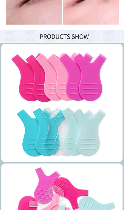 Makeup Eyelash Brushes 10pcs Reuseable Plastic Clean Comb Y Shape Eyelashe Lifting Curler Eye Lash Extension Perm Eyelashe Tools