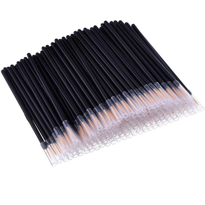 50pcs Disposable Nail Art Brush Eyeliner Eyeline Makeup Tools Manicure Painting Pen Tool Brushes
