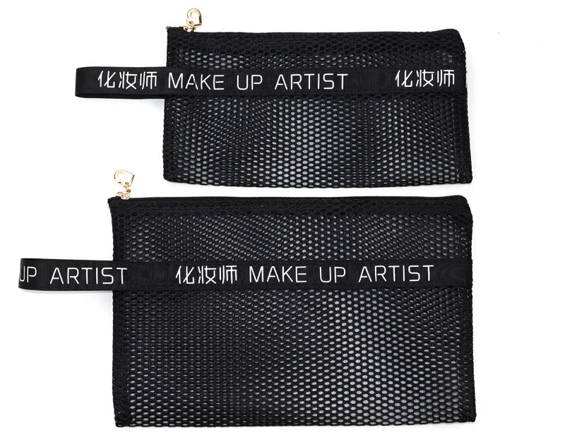 OVW Portable Makeup Brush Bag Holder for Cosmetic Tools Make up Collector Nylon with Zip