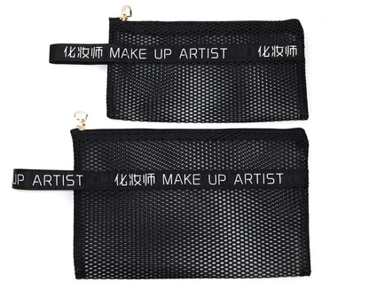 OVW Portable Makeup Brush Bag Holder for Cosmetic Tools Make up Collector Nylon with Zip