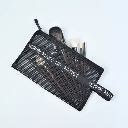 OVW Portable Makeup Brush Bag Holder for Cosmetic Tools Make up Collector Nylon with Zip