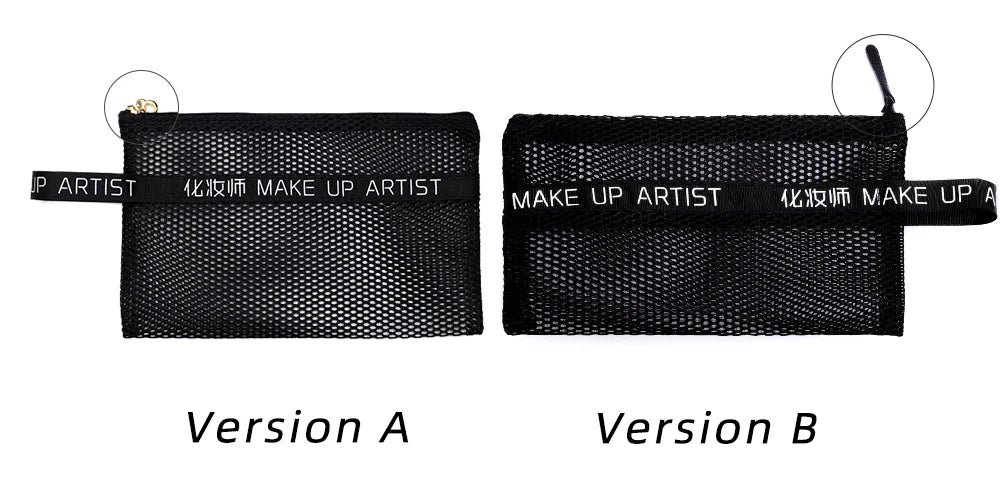 OVW Portable Makeup Brush Bag Holder for Cosmetic Tools Make up Collector Nylon with Zip
