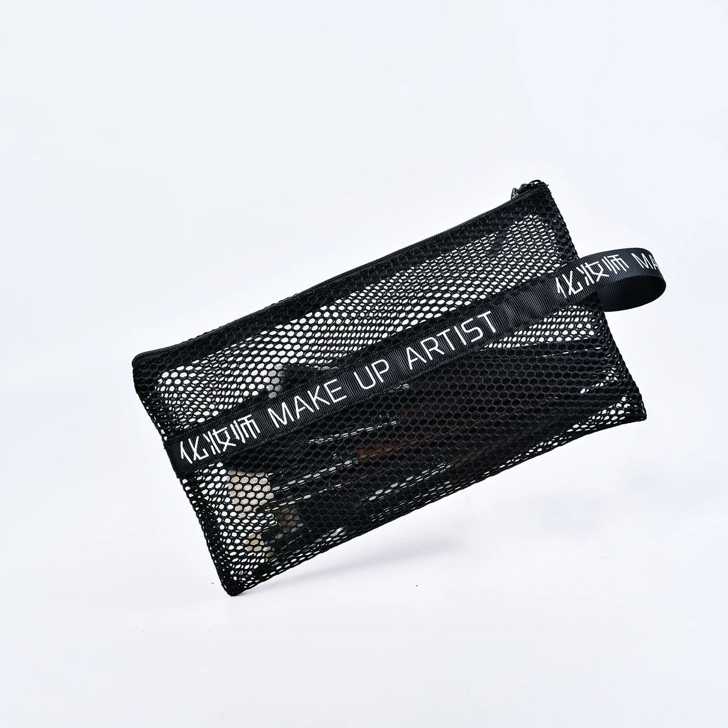 OVW Portable Makeup Brush Bag Holder for Cosmetic Tools Make up Collector Nylon with Zip