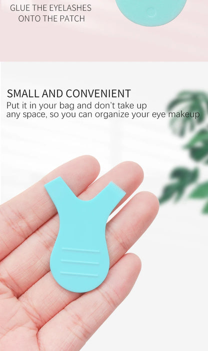 Makeup Eyelash Brushes 10pcs Reuseable Plastic Clean Comb Y Shape Eyelashe Lifting Curler Eye Lash Extension Perm Eyelashe Tools