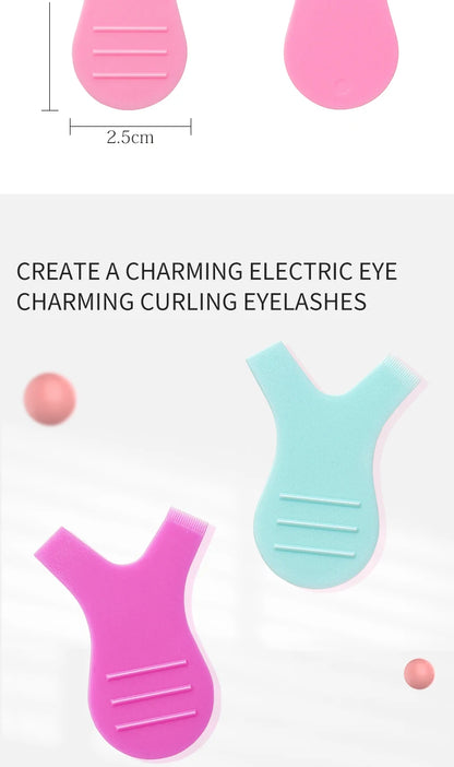 Makeup Eyelash Brushes 10pcs Reuseable Plastic Clean Comb Y Shape Eyelashe Lifting Curler Eye Lash Extension Perm Eyelashe Tools