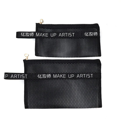 OVW Portable Makeup Brush Bag Holder for Cosmetic Tools Make up Collector Nylon with Zip