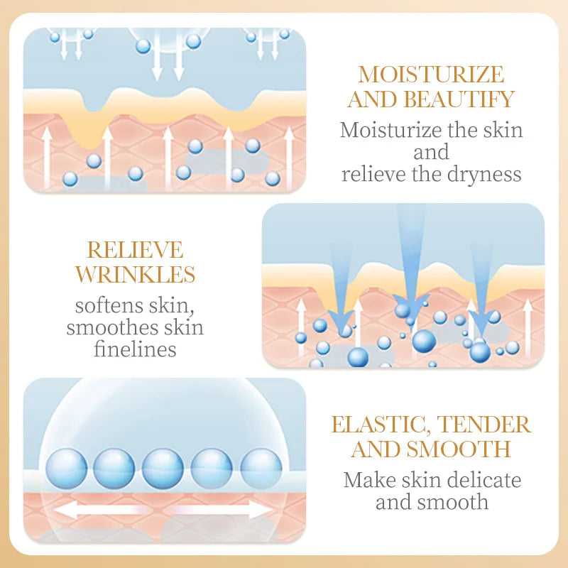 30pcs SADOER Collagen Anti-aging Face Mask Moisturizing Anti-Wrinkle Brightening skincare Sheet Facial Masks Skin Care
