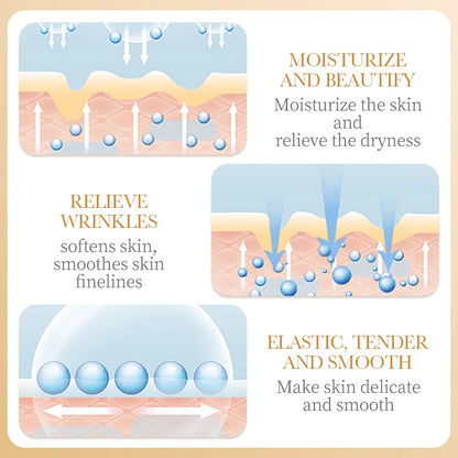30pcs SADOER Collagen Anti-aging Face Mask Moisturizing Anti-Wrinkle Brightening skincare Sheet Facial Masks Skin Care