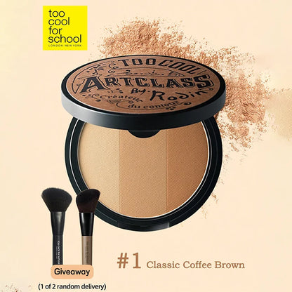 K-Beauty Smooth Matte Contour Palette + Brush