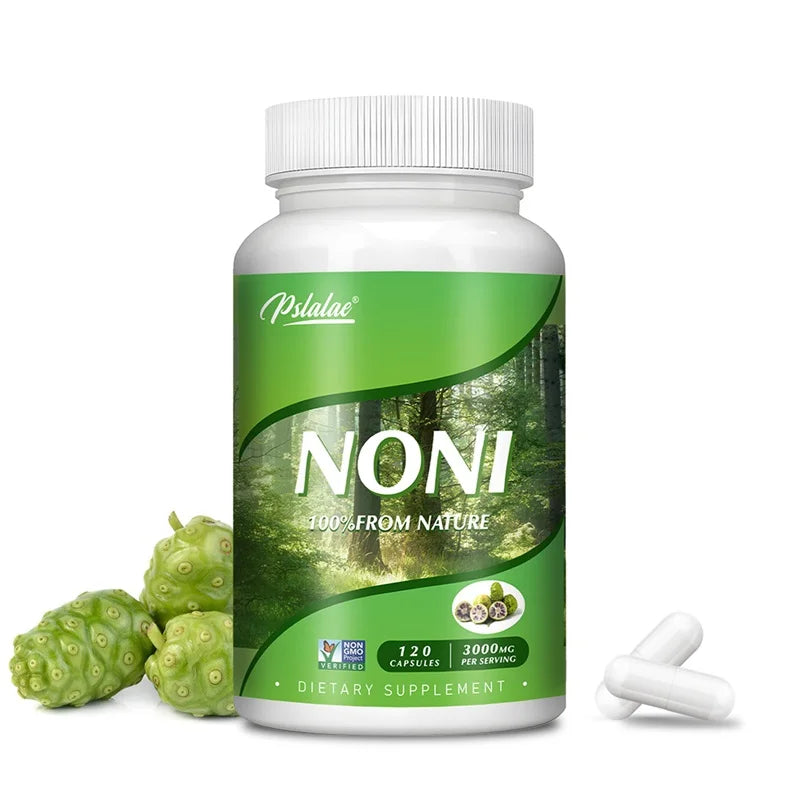Noni Fruit Capsules - Supports Intestinal Health, Digestion, Skin Health, Immunity, Antioxidant