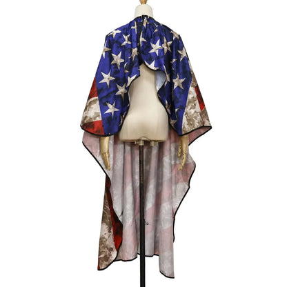 Barbershop Hairdressing Coat Waterproof Adjustable Gown Anti-static Buckle Haircut Cloth Barber Cape Tool