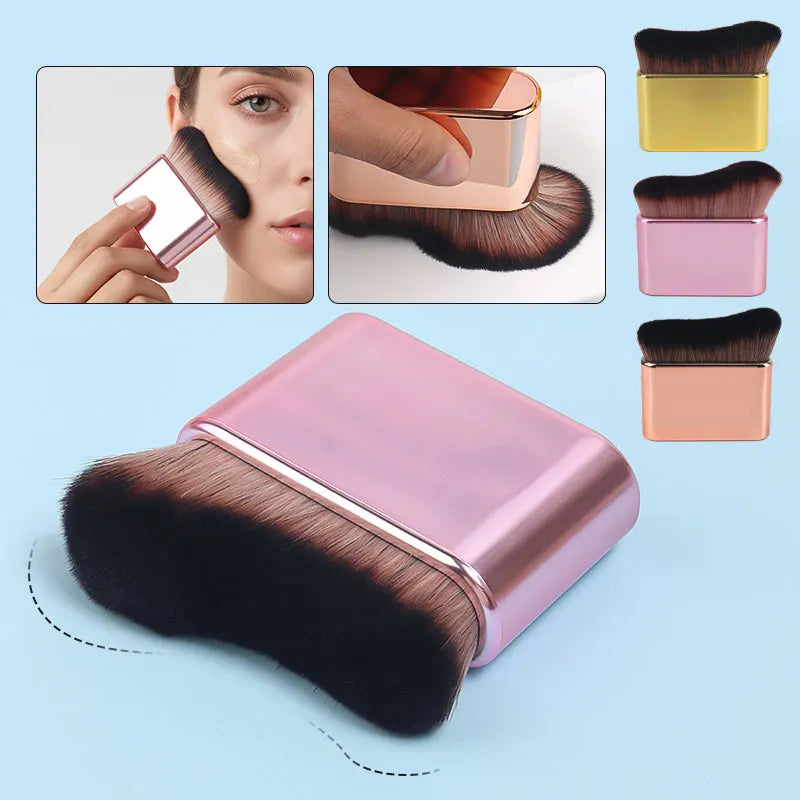 Wave Makeup Brush Plastic Creative for Body Foundation Cosmetic Brush Tan Sunless Tanner Brushes Self Tanning Mousse Tools
