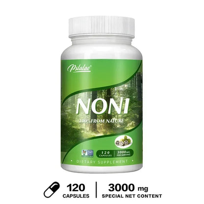 Noni Fruit Capsules - Supports Intestinal Health, Digestion, Skin Health, Immunity, Antioxidant