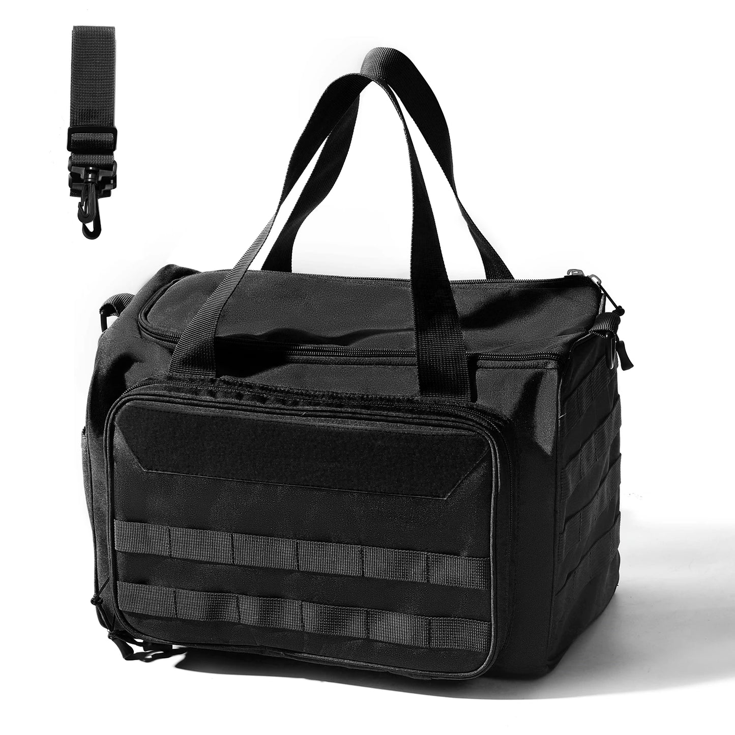 Tactical MOLLE Storage Bag - Durable Oxford Organizer for Training, Range Gear & Everyday Essentials - Adjustable Shoulder Strap