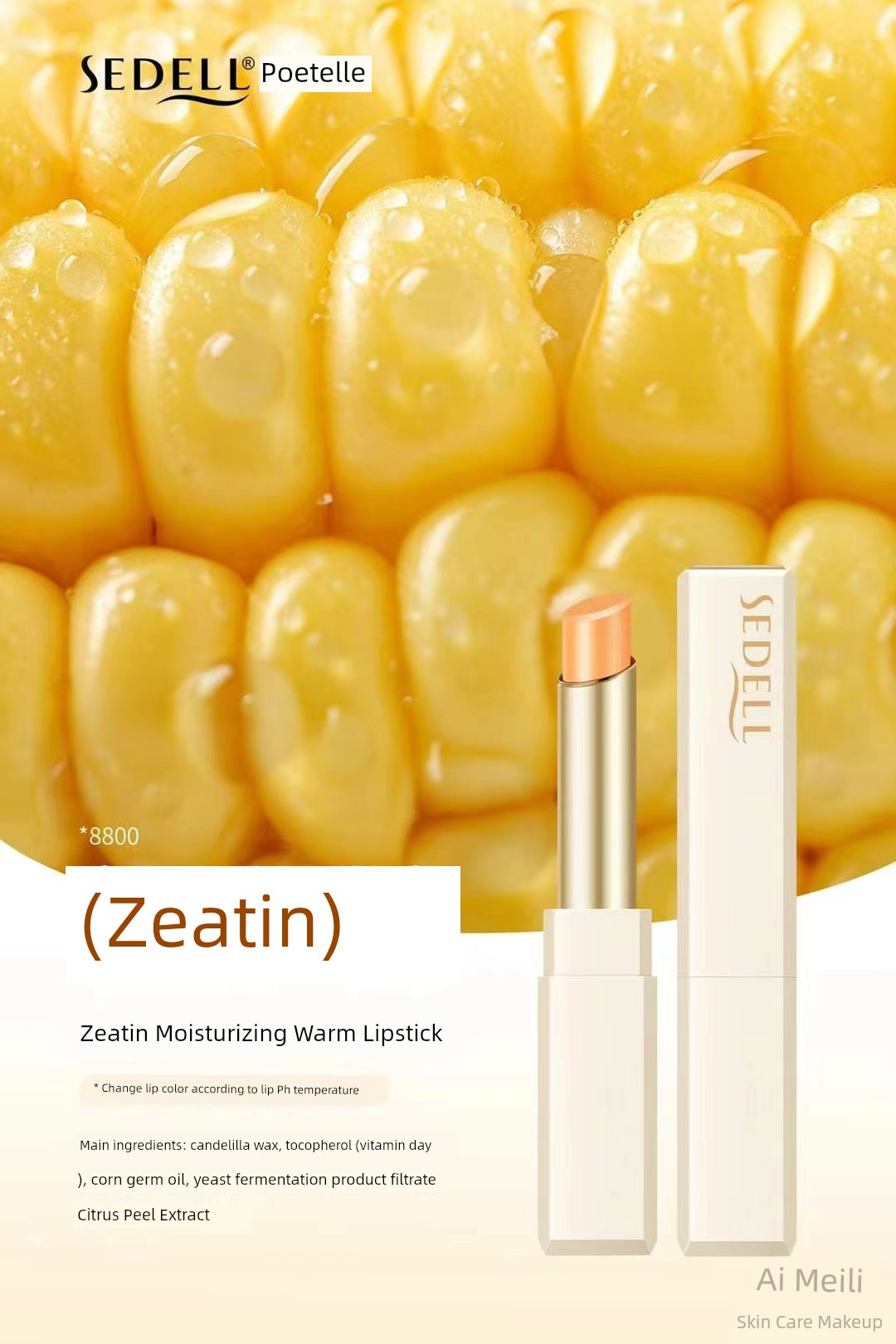 Moisturizing Color-Changing Lipstick – Waterproof & Nourishing