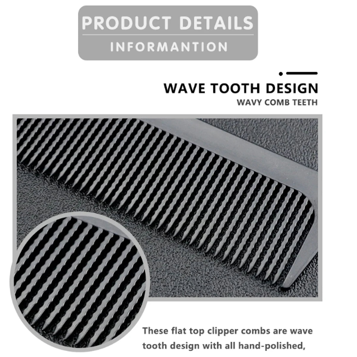 Barbershop Hair Clipper Comb Salon Hairdressing Anti Static Flat Top Hairbrush Pro Barber Home Hair Styling Tools Accessories