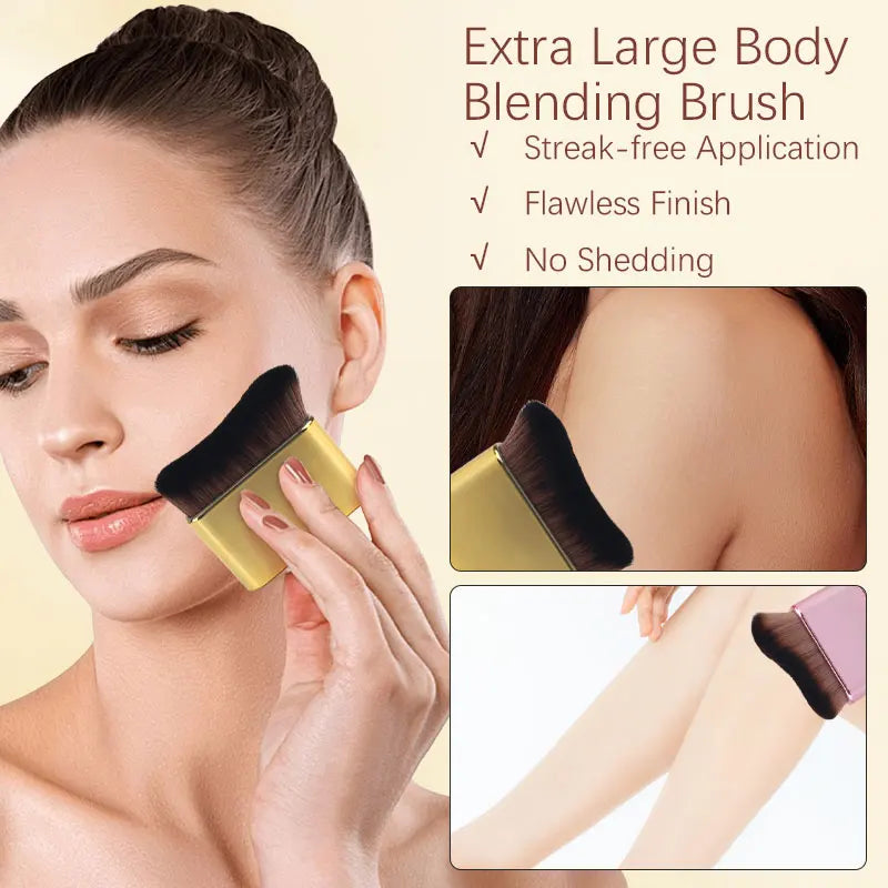 Wave Makeup Brush Plastic Creative for Body Foundation Cosmetic Brush Tan Sunless Tanner Brushes Self Tanning Mousse Tools