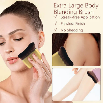 Wave Makeup Brush Plastic Creative for Body Foundation Cosmetic Brush Tan Sunless Tanner Brushes Self Tanning Mousse Tools
