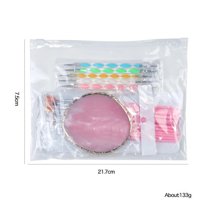 Nail Art Palette Brush Design Tip Painting Drawing Display Carving Dotting Pen Acrylic Gel UV Polish DIY Manicure Set Tools