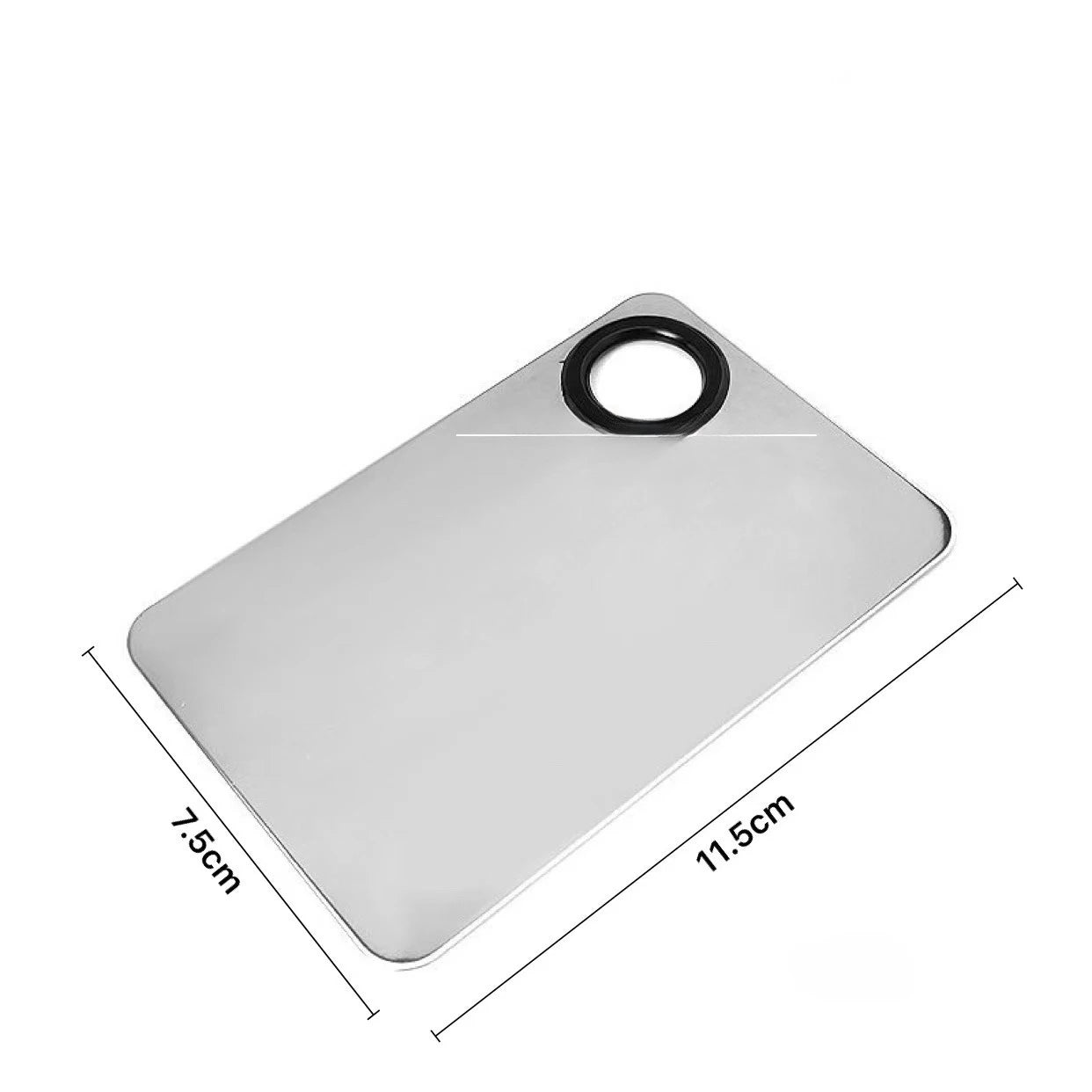 1/2/3pcs Multi-Use Foundation Ultra-Fine Brush and Stainless Steel Makeup Mixing Palette with Spatula Mixing Stick Beauty Tools