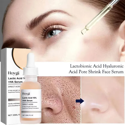 Lactic Acid Large Pores Removal Serum Pore Shrinking Minimizing Essence Moisturizing Firming Smooth Repair Korean Skin Care