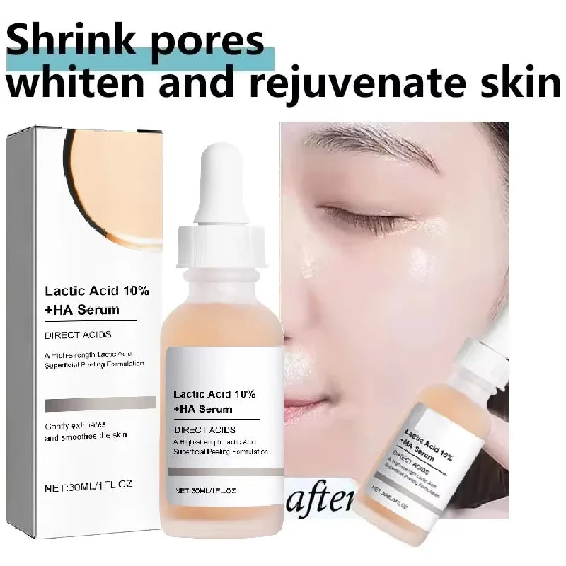 Lactic Acid Large Pores Removal Serum Pore Shrinking Minimizing Essence Moisturizing Firming Smooth Repair Korean Skin Care