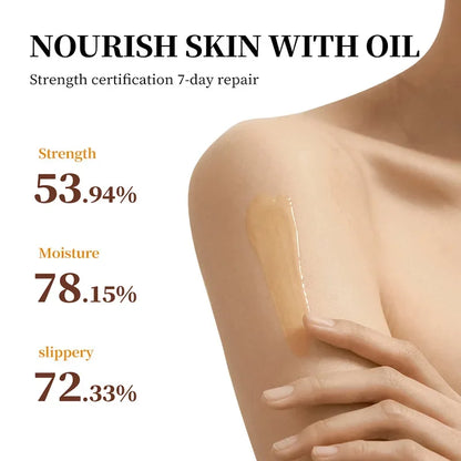a 250ml Coconut Oil Sooth Dry Skin Lighten Fine Lines Face Massage Oil Nourishes Hair Removes Frizz Hair Care Oil Firming Body