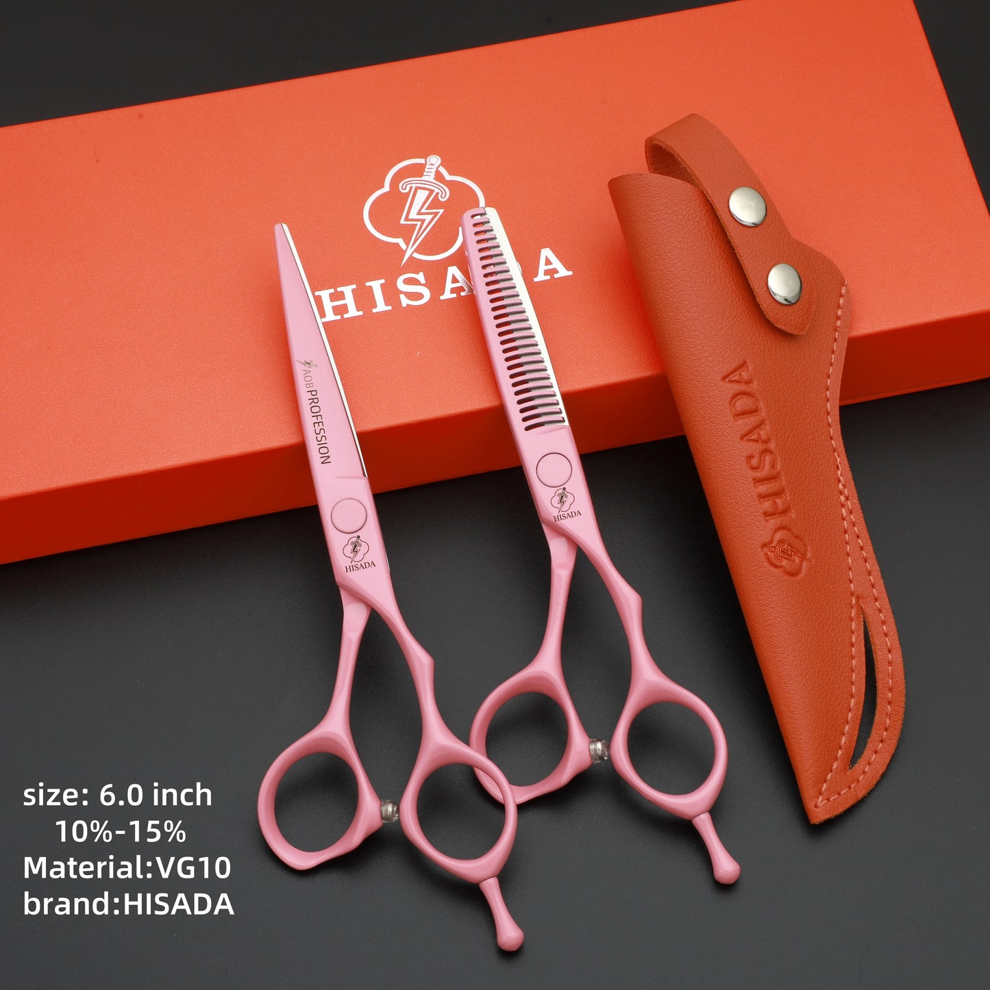 Hair scissors HISADA tijeras barbero profesional Handmade scissors in Japan VG10 Material navaja de barbería 5.5/6.0/6.5 inch