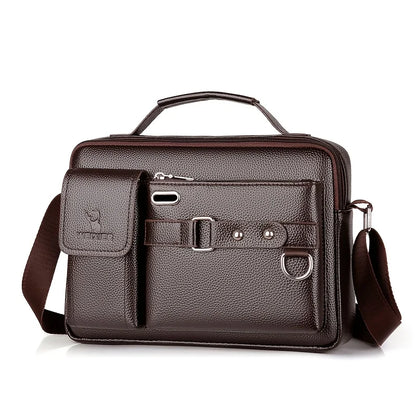 Men's Stylish Shoulder Crossbody Bag with Adjustable Strap Business Casual Use, Perfect for Commuting, Work, Everyday Essentials