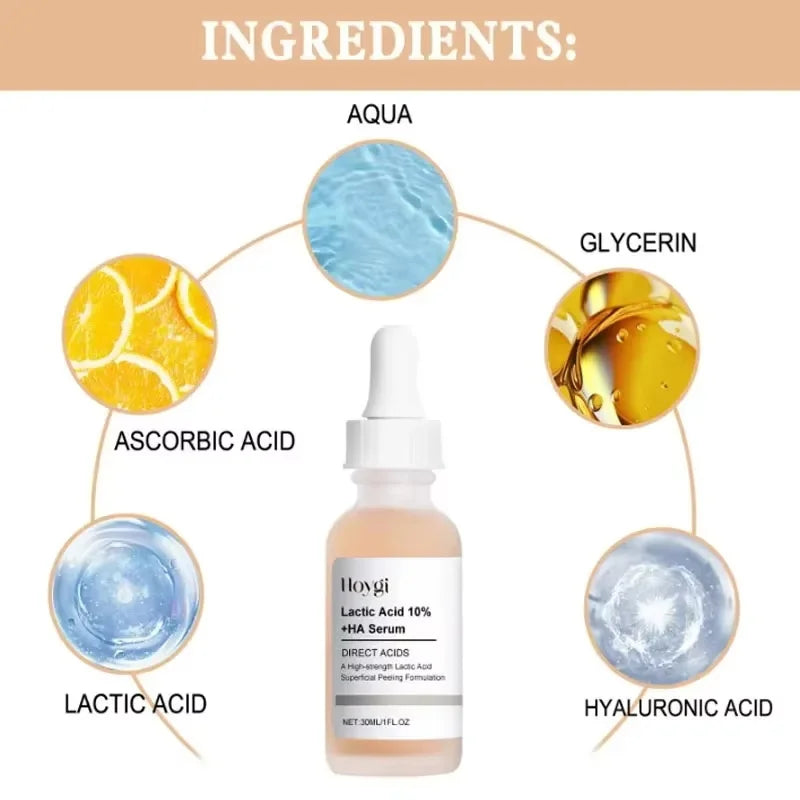 Lactic Acid Large Pores Removal Serum Pore Shrinking Minimizing Essence Moisturizing Firming Smooth Repair Korean Skin Care