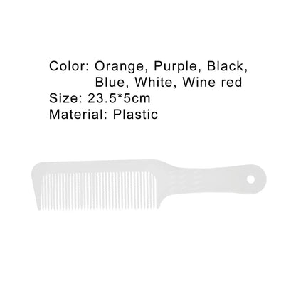 Barbershop Hair Clipper Comb Salon Hairdressing Anti Static Flat Top Hairbrush Pro Barber Home Hair Styling Tools Accessories