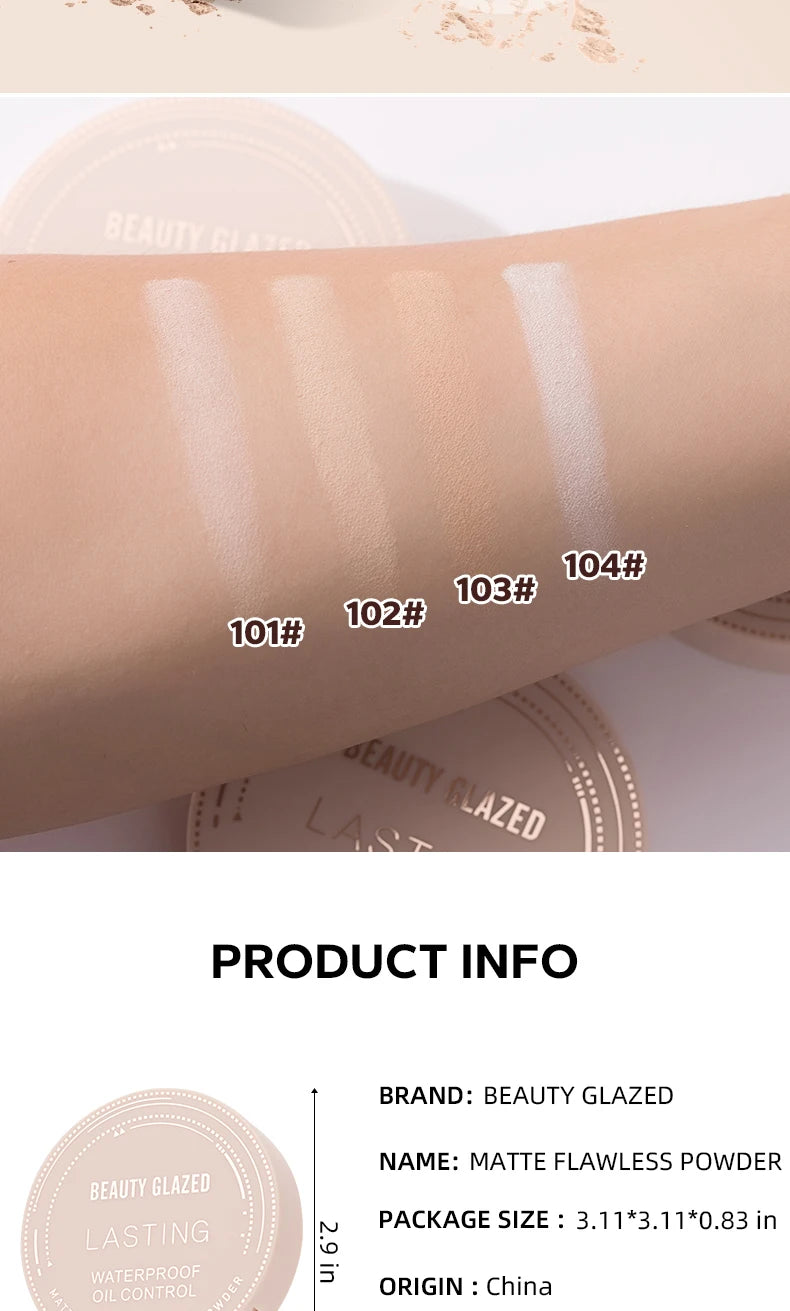Beauty Glazed Oil-Control Matte Face Powder
