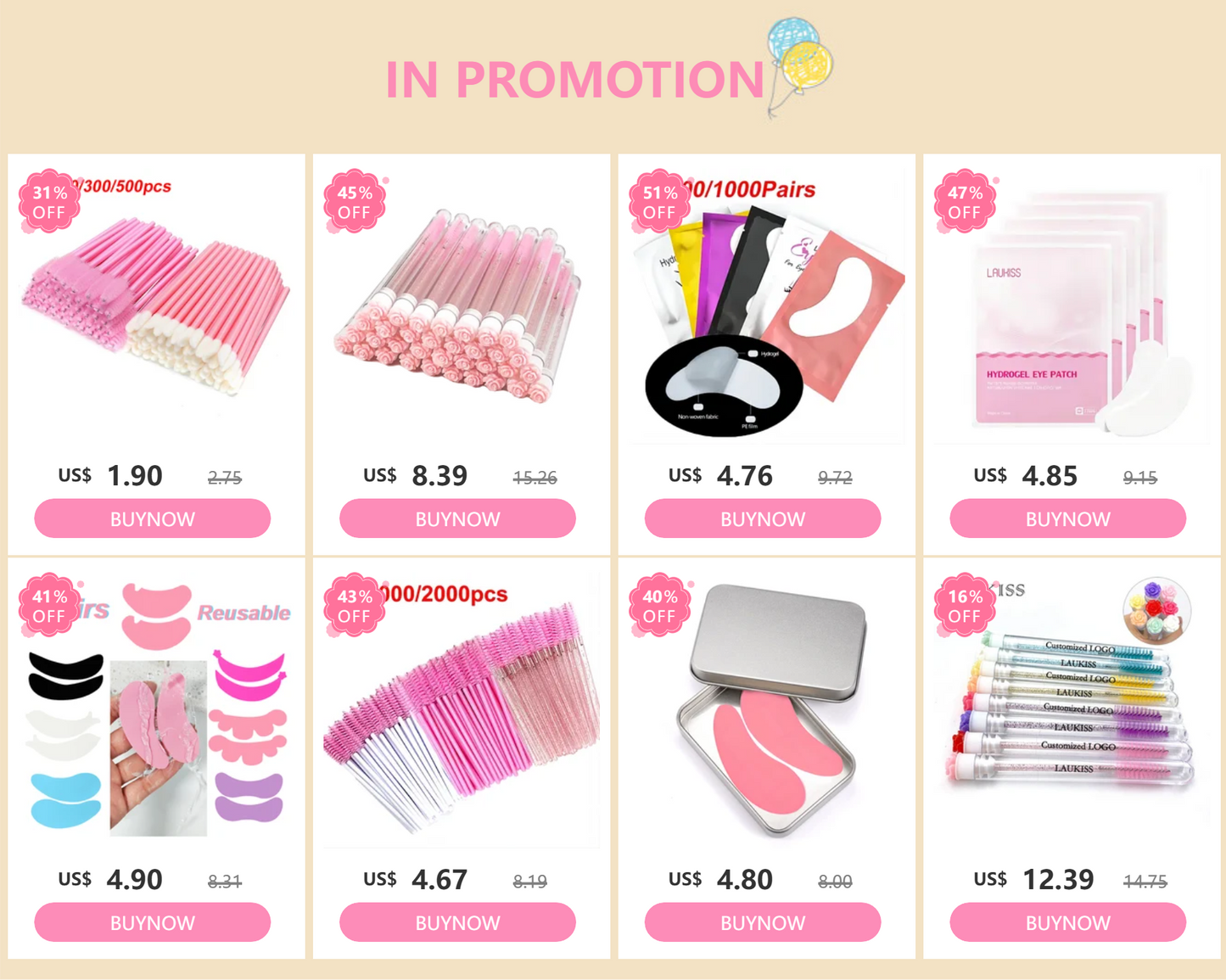 100pcs Micro make up brushes Eyelash Extension EyeLash Glue Brushes Lint Free Applicators MakeUp brushes Makeup Tools