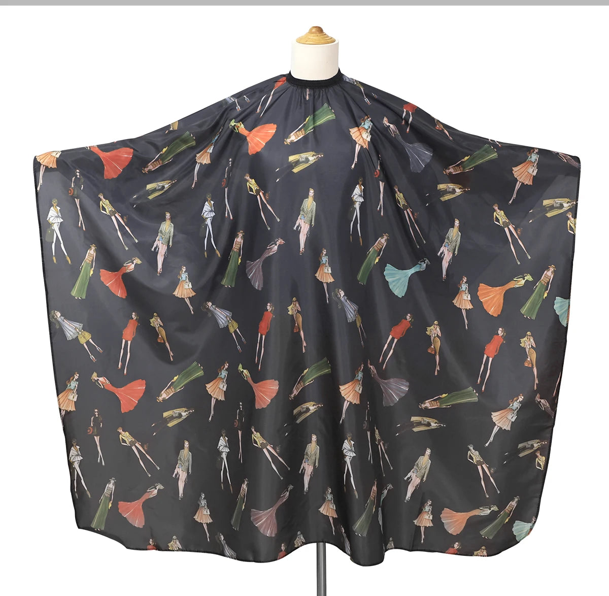 Barbershop Hairdressing Coat Waterproof Adjustable Gown Anti-static Buckle Haircut Cloth Barber Cape Tool