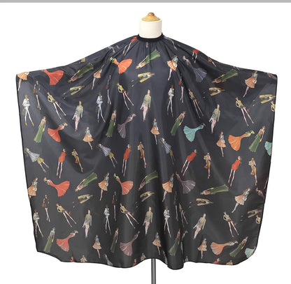Barbershop Hairdressing Coat Waterproof Adjustable Gown Anti-static Buckle Haircut Cloth Barber Cape Tool