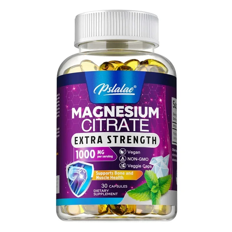 Magnesium Citrate - Supports Digestive Health, Muscle, Nerve, Bone and Heart Health