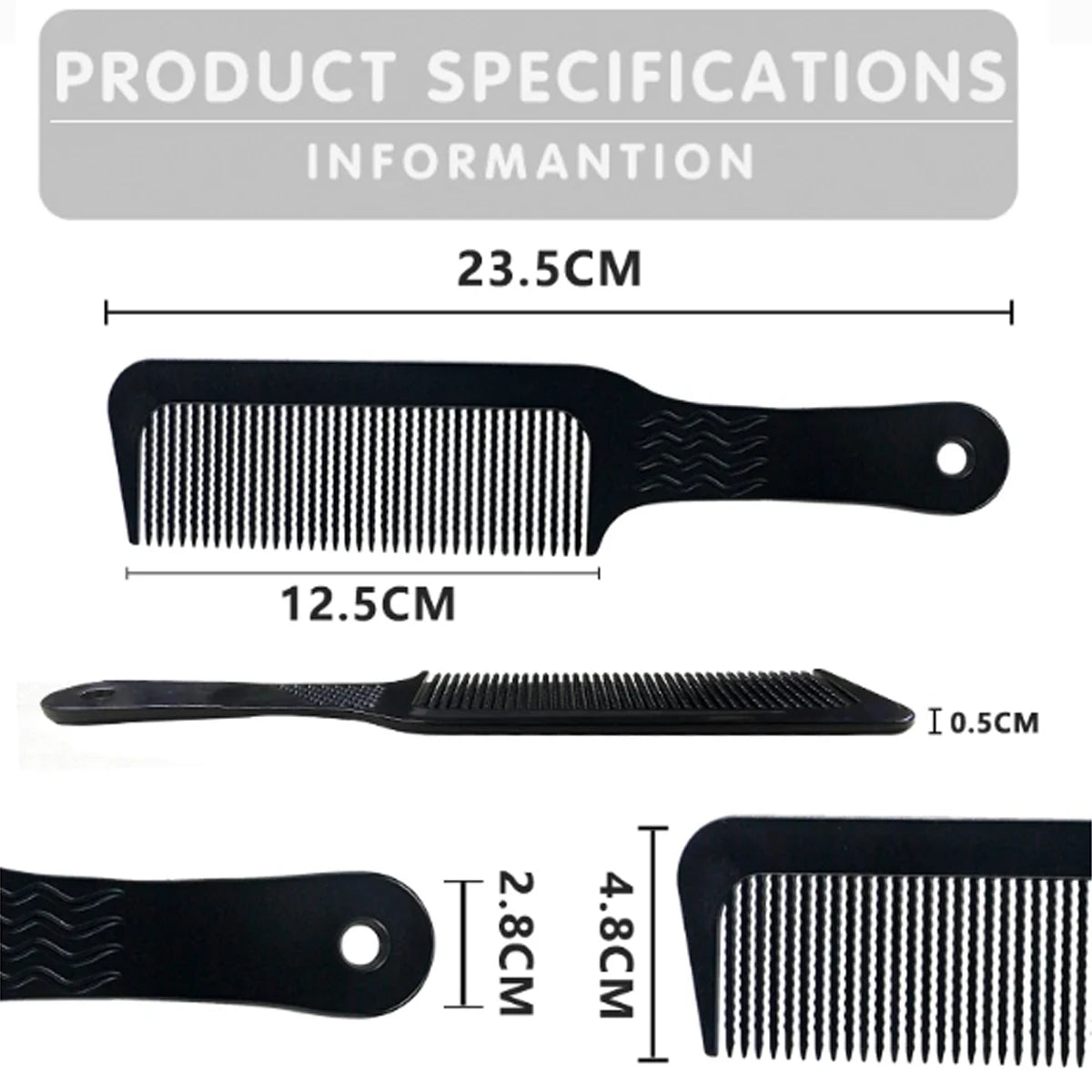 Barbershop Hair Clipper Comb Salon Hairdressing Anti Static Flat Top Hairbrush Pro Barber Home Hair Styling Tools Accessories