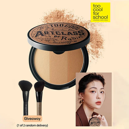K-Beauty Smooth Matte Contour Palette + Brush