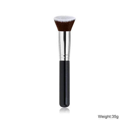 1pc Flat Makeup Brushes Kabuki Foundation Brush Liquid Cream Powder Contour Blending Face Repair Beauty Tools Brochas Maquillaje