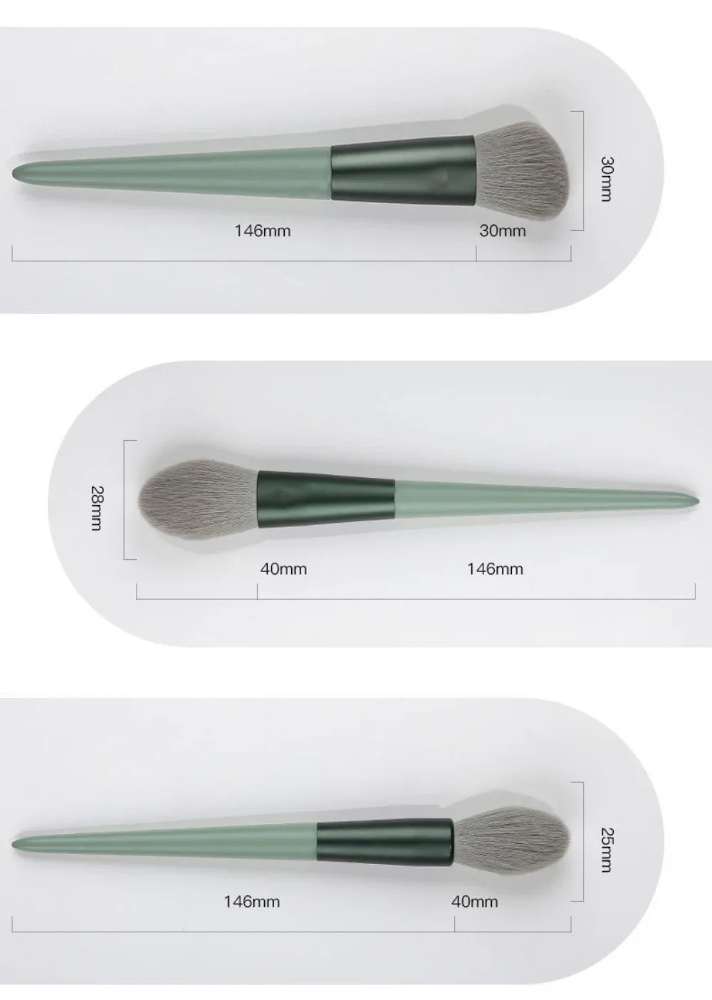 13 PCS Makeup Brushes Set Eye Shadow Foundation Women Cosmetic Brush Eyeshadow Blush Beauty Soft Make Up Tools Bag